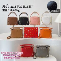 2025春の新型手提げ女バッグクロスボーダー欧米ファッションショルダーバッグminibags流行チェーンバッグ卸売り