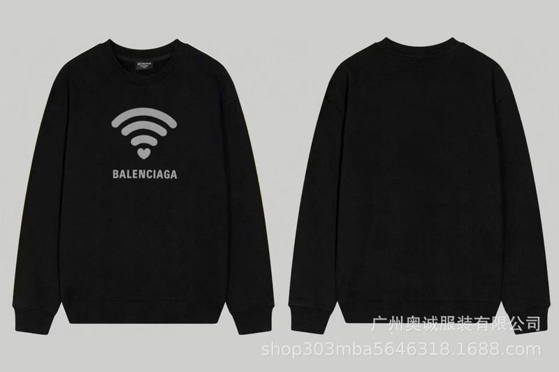 国境を越えた貿易 B's 24ss 秋 BB's ロゴプリント スウェットシャツ 380g コーマ綿二重糸 メンズ レディース スウェットシャツ|undefined