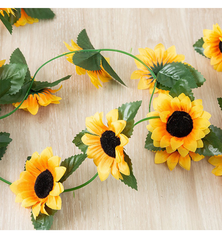 人造尤加利柳叶藤条-婚庆壁挂装饰绿色植物桉树叶仿真尤加利藤条