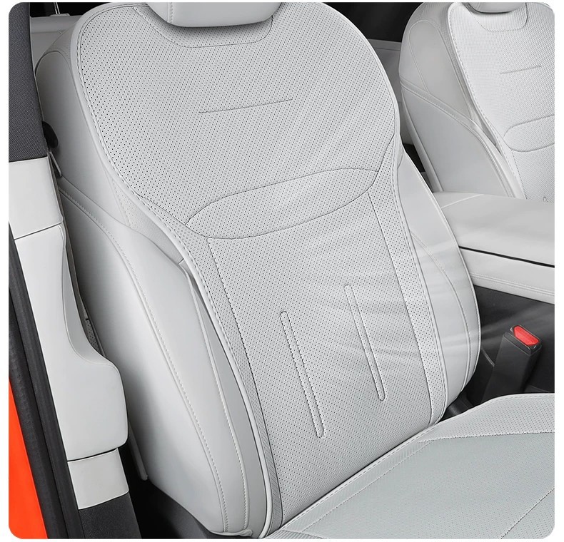 Xpeng G6 Special Car Seat Cover, Universal for All Seasons, Full Surround Seat Cushion, Perforated Leather, Breathable Interior Modification Seat Cover