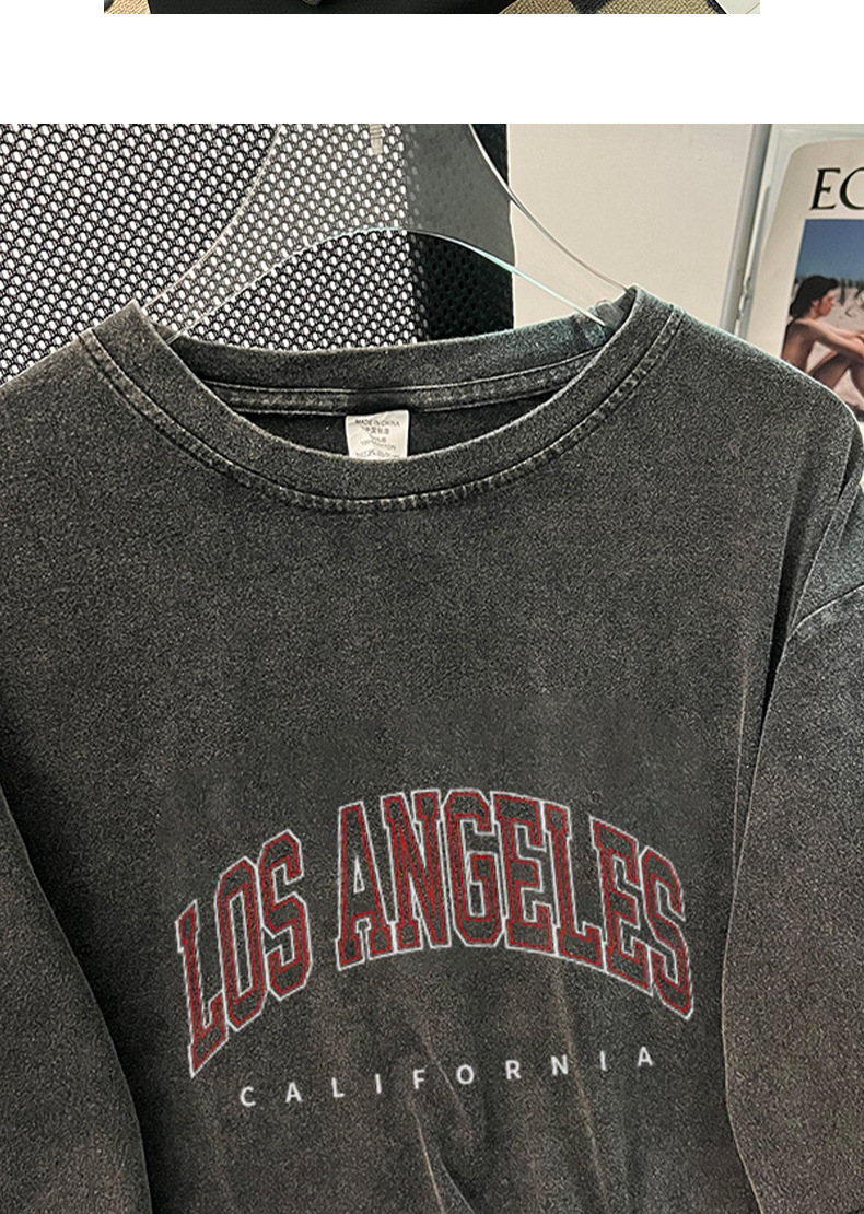 Summer Pure Cotton Short Sleeve T shirt Women Brand Preppy Top Washed Old Vintage Bottoming Shirt