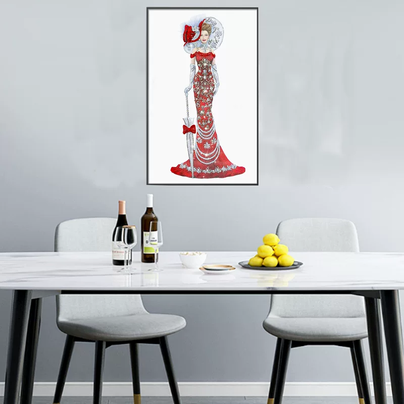 Набор для diamond art DIY 5D алмазная живопись инопланетянин р rhinestone 30x60см подходит для дома декора