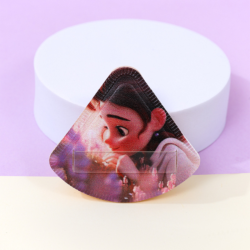 Fábrica personalizada polvo de algodón puff cojín animado personajes estrella maquillaje suave no comer forma de patrón de impresión de polvo