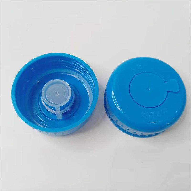 PE botella de plástico tapa/5 galones de barril botella desechable tapa/55MM boca de hilo de plástico tapa de la botella/3 piezas Smart Cover