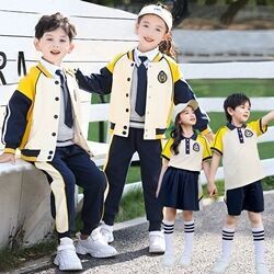 Kindergarten garden clothes spring and autumn clothes first grade class clothes children primary school uniform autumn sports meeting suit baseball uniform