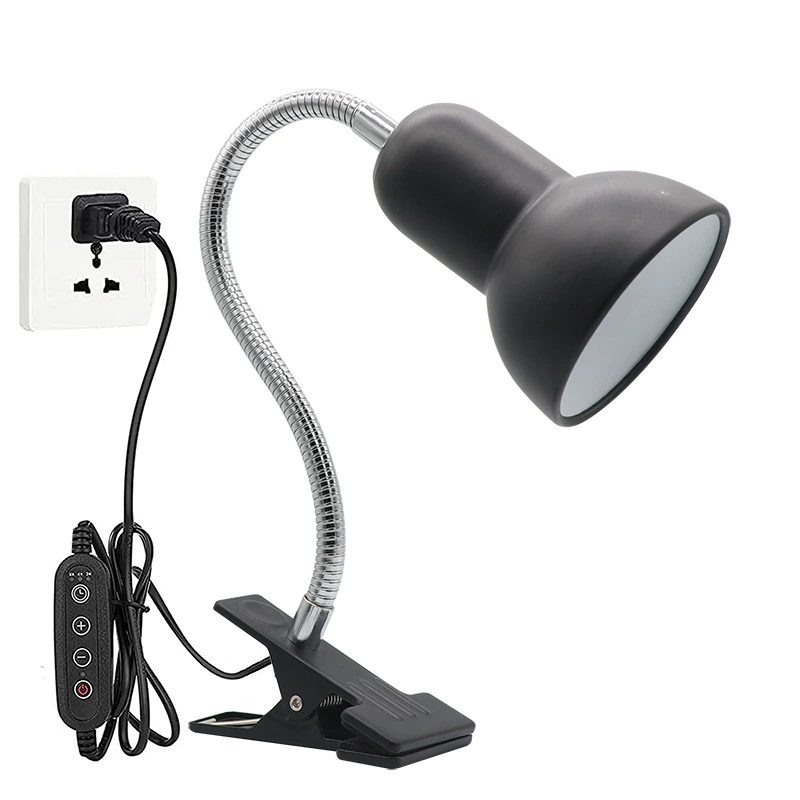 Держатель лампы для рептилий металлический зажим черепаха Солнцезащитная подсветка переключатель времени альпинистский питомец Ува теплая подставка для лампы