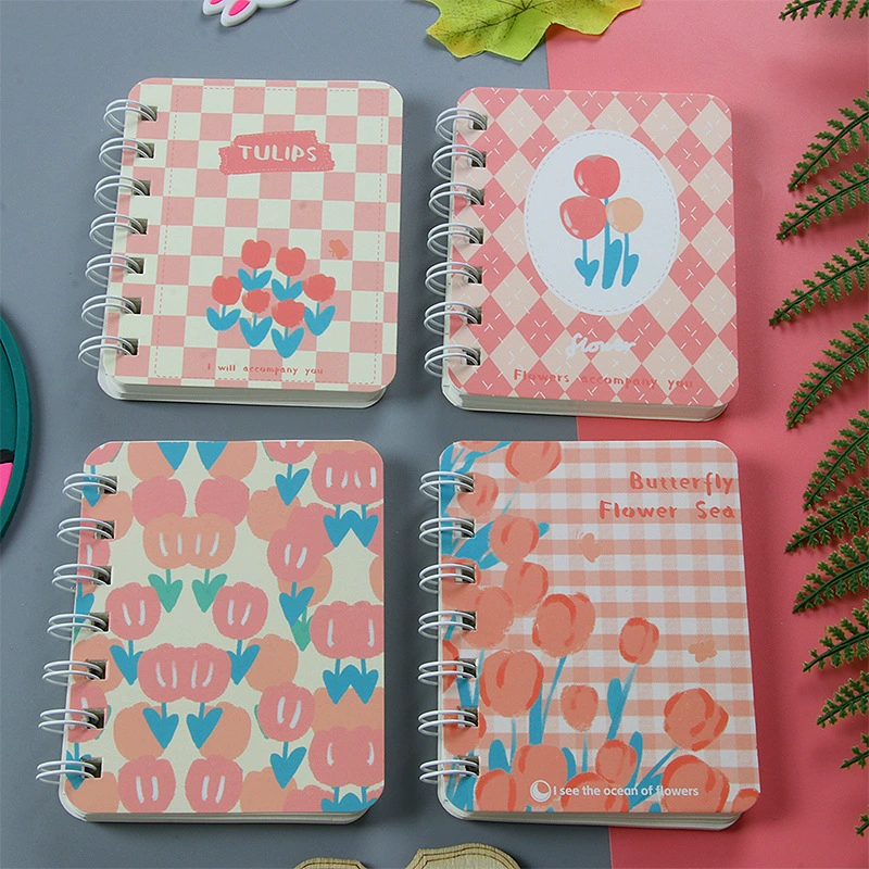 A7 Rollover Coil Mini Notebook Journal Office Notepad