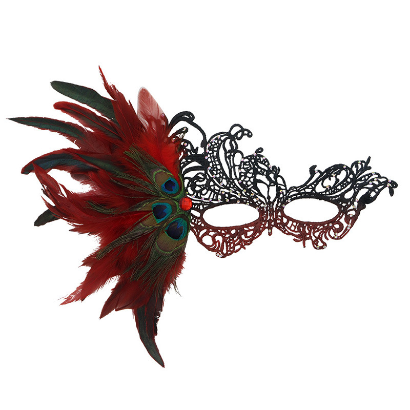 Ventas transfronterizas calientes de Halloween máscaras de encaje de Phoenix máscaras de rendimiento de máscaras sexuales de la reina