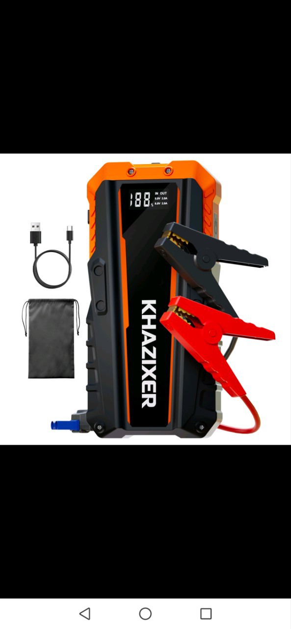Portable Car Emergency Starting Power Supply, Large-Capacity Battery, Emergency Jump Starter, Emergency Power Bank