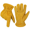ETU cowhide keep warm glove Plush outdoors skiing Riding Windbreak Cold proof non-slip wear-resisting goods in stock