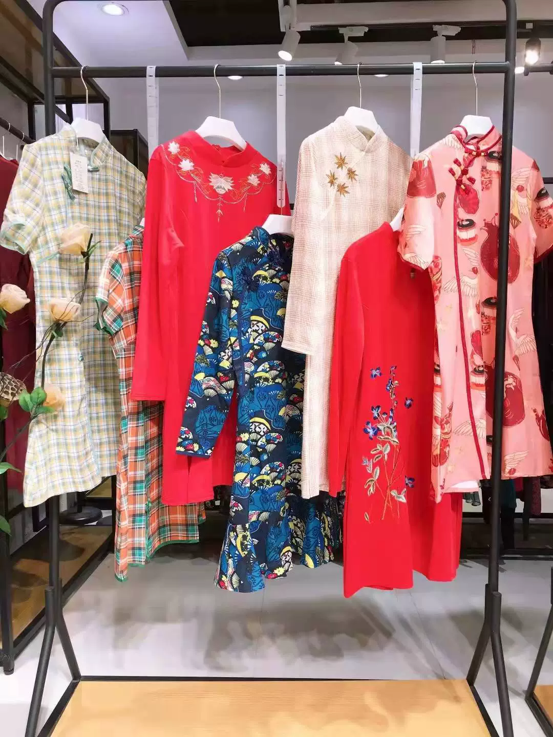 Ретро 23 весенняя и летняя одежда в китайском стиле вышивка улучшенная платье cheongsam