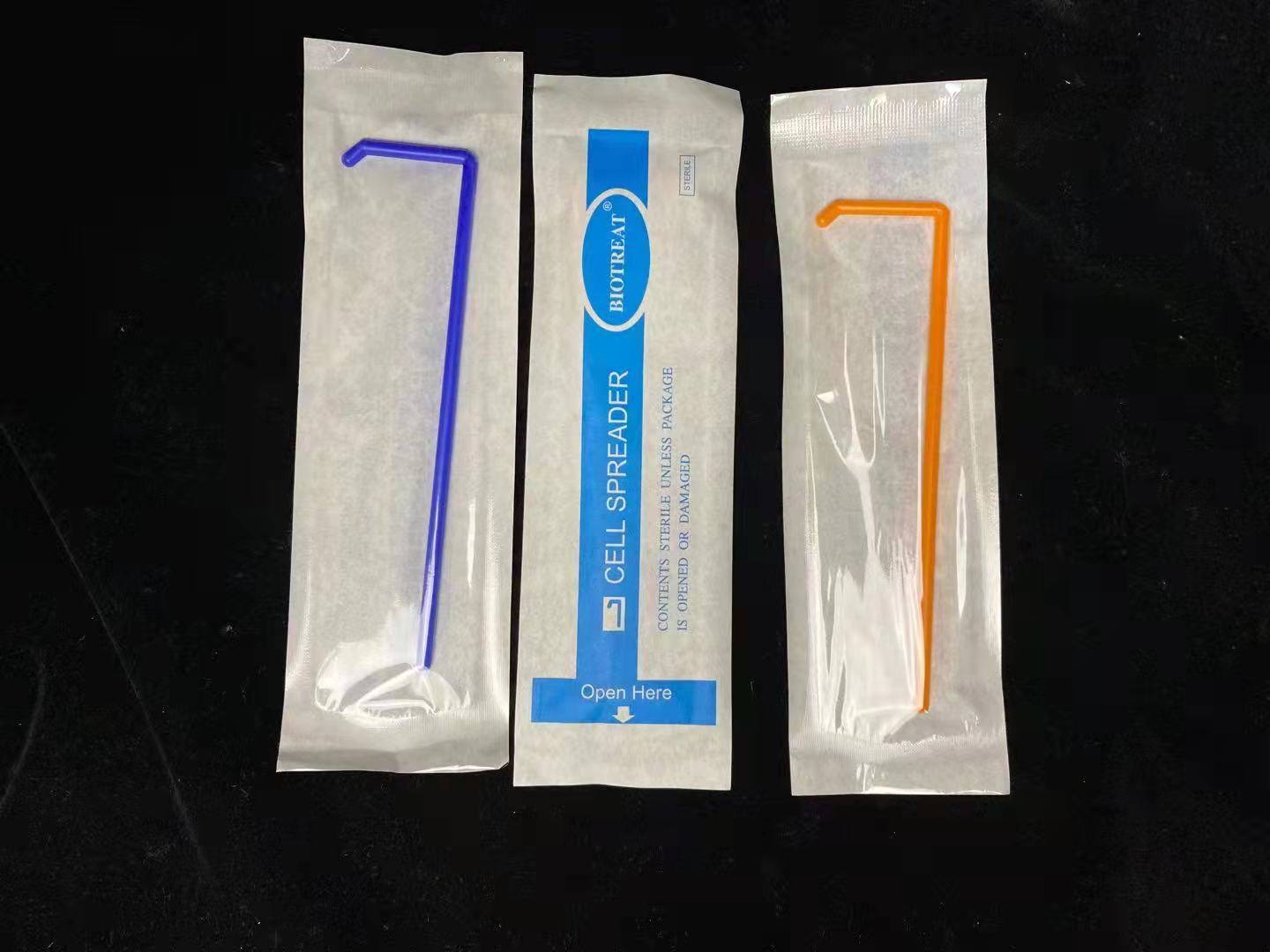 一次性L型涂布棒独立包装 塑料涂布棒 细胞推刮器