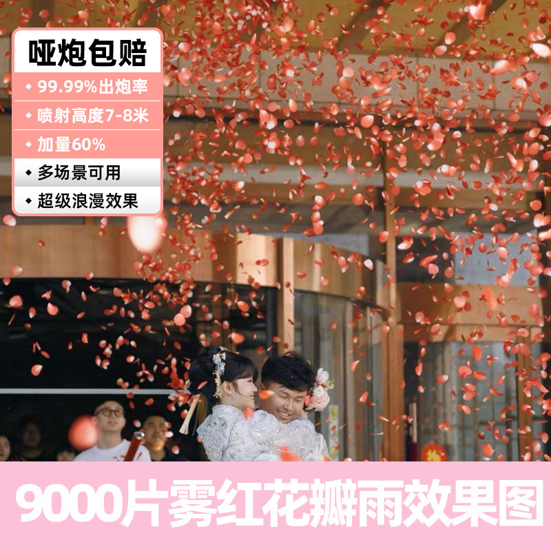 60모델 4개-[핫웨딩 스타일] 붉은 꽃잎 비 8000/9000개