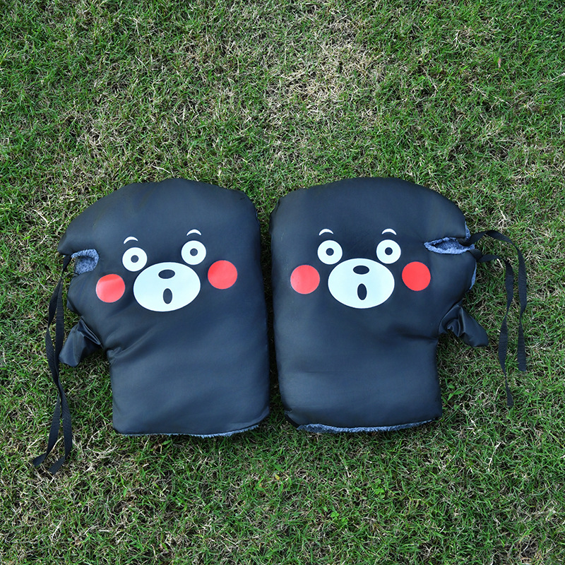 Handlebar Warm Cover – Motuoche Handlehold cover - td-gloves-fleece-lined-cute-bear-pair