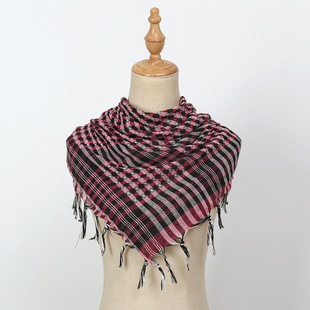 Amazon Arab Turban Arafat Square Scarf Tactical Outdoor Camping Foreign Trade Muslim Square Scarf
