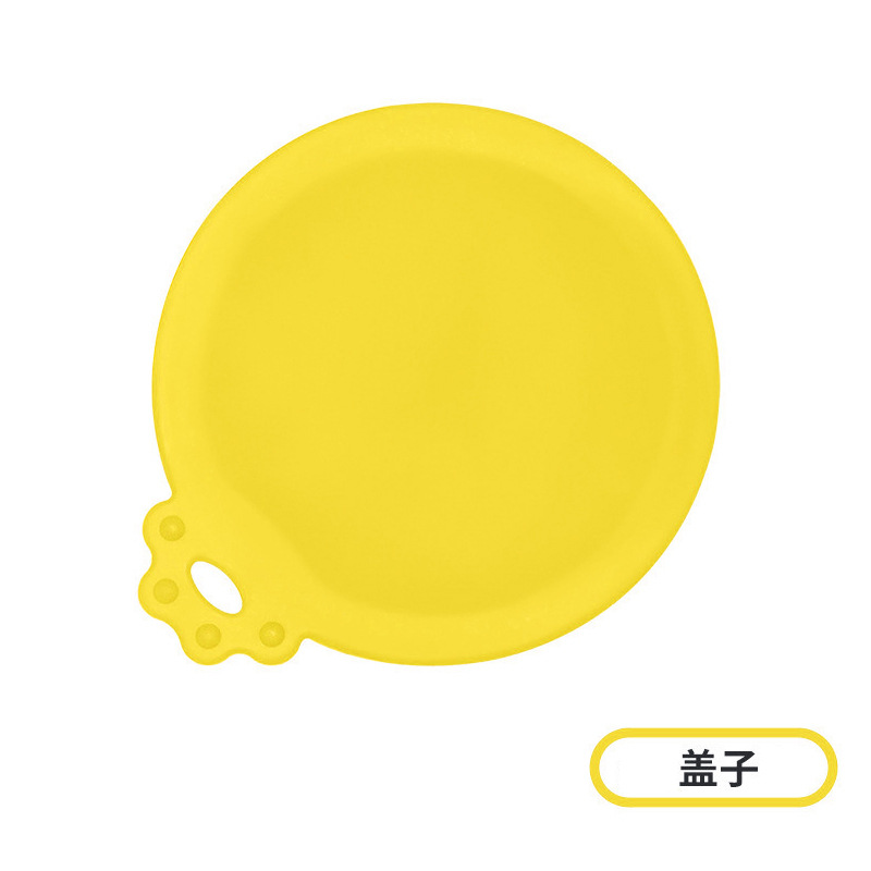 Gato puede cubrir cubierta de silicona fresca mascota perro puede cubierta de sellado universal cubierta de sellado puede cuchara