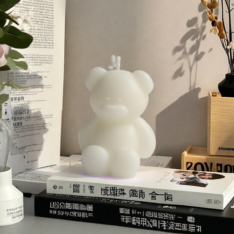 跨境小熊香薰蜡烛可爱批发氛围装饰情人节装饰摆件生日创意伴手礼|undefined