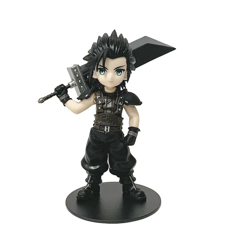 ファイナルファンタジー7 リボーンQバージョン ティファ ザックス クロード アリス フィギュアモデル オーナメント 風景|undefined