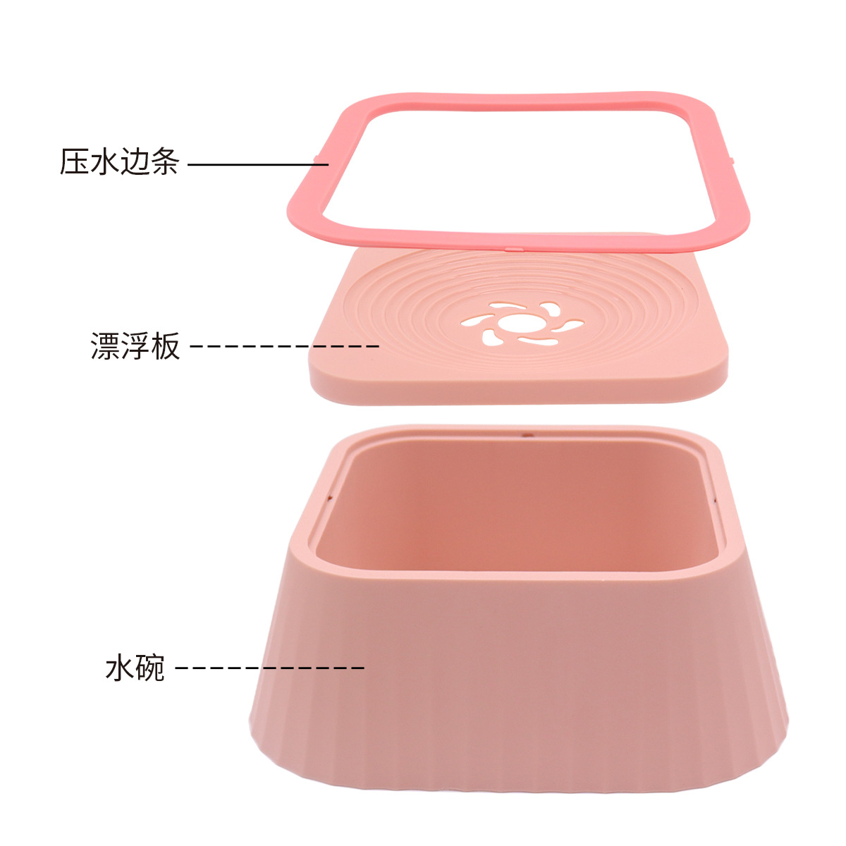 Bebederos transfronterizos para mascotas Alimentador de agua potable para perros Tazón flotante Tazón flotante Tazón flotante Tazón de agua de gran capacidad Suministros