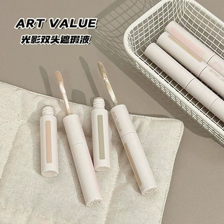 Art Value光影双头遮瑕液 提亮膨胀遮黑眼圈两用遮瑕新手适用平价