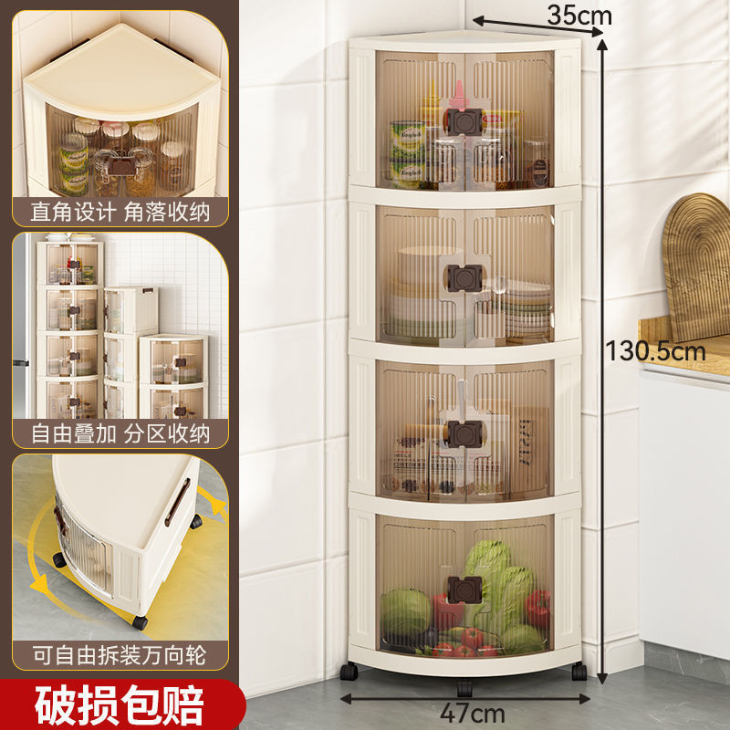 三角置物架角柜转角柜客厅厨房墙角收纳柜卫生间三角柜角落墙边柜|undefined