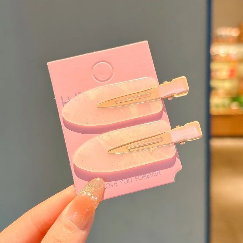 Clips de pelo de color gelatina dulce coreano otoño y invierno estilo francés pestaña estilo de cabello temperamento universal clips de cabello elegante accesorios de cabello