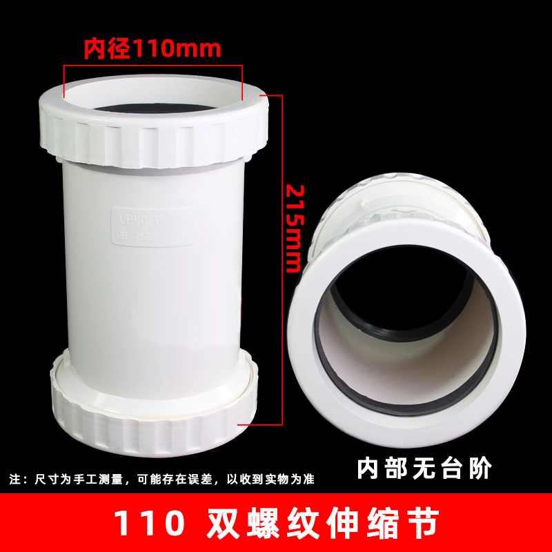 110 doble rosca paso libre de expansión conjunta (36 unids/caja)