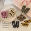 Cute fuchsia hairgrip, universal bangs, hairpins, hair accessory, simple and elegant design, internet celebrity