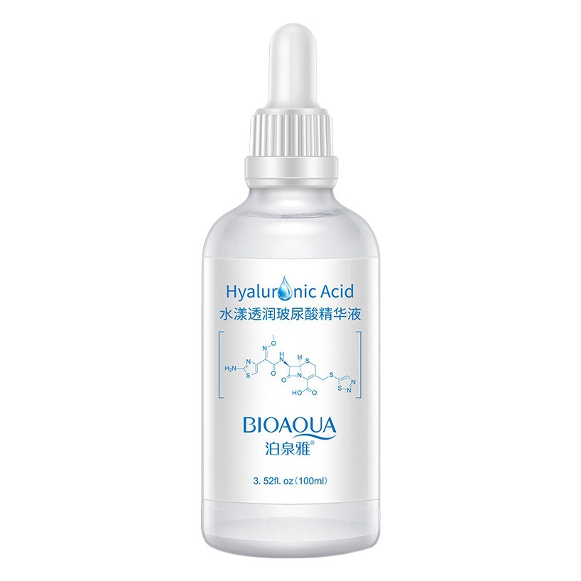 Boquanya Aqua Crystal Hyaluronic Acid Original Liquid Hydrating Moisturizing Facial Care Hyaluronic Acid Essence