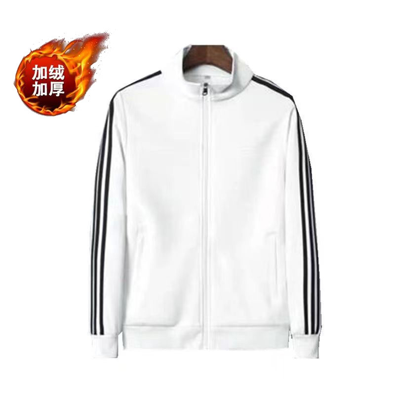 Primavera y otoño traje deportivo casual suéter cardigan de manga larga para hombres guapo par universitario de tres polos traje suelto de dos piezas