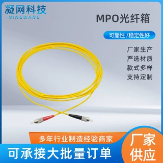 定制室内外延长线单模单双芯光纤跳线电信级MPO光纤线加工