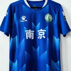 【2025江蘇都市サッカーリーグ】蘇州サッカーナンキンカラーメイフットボールユニフォームトップ半袖3Dジャージ