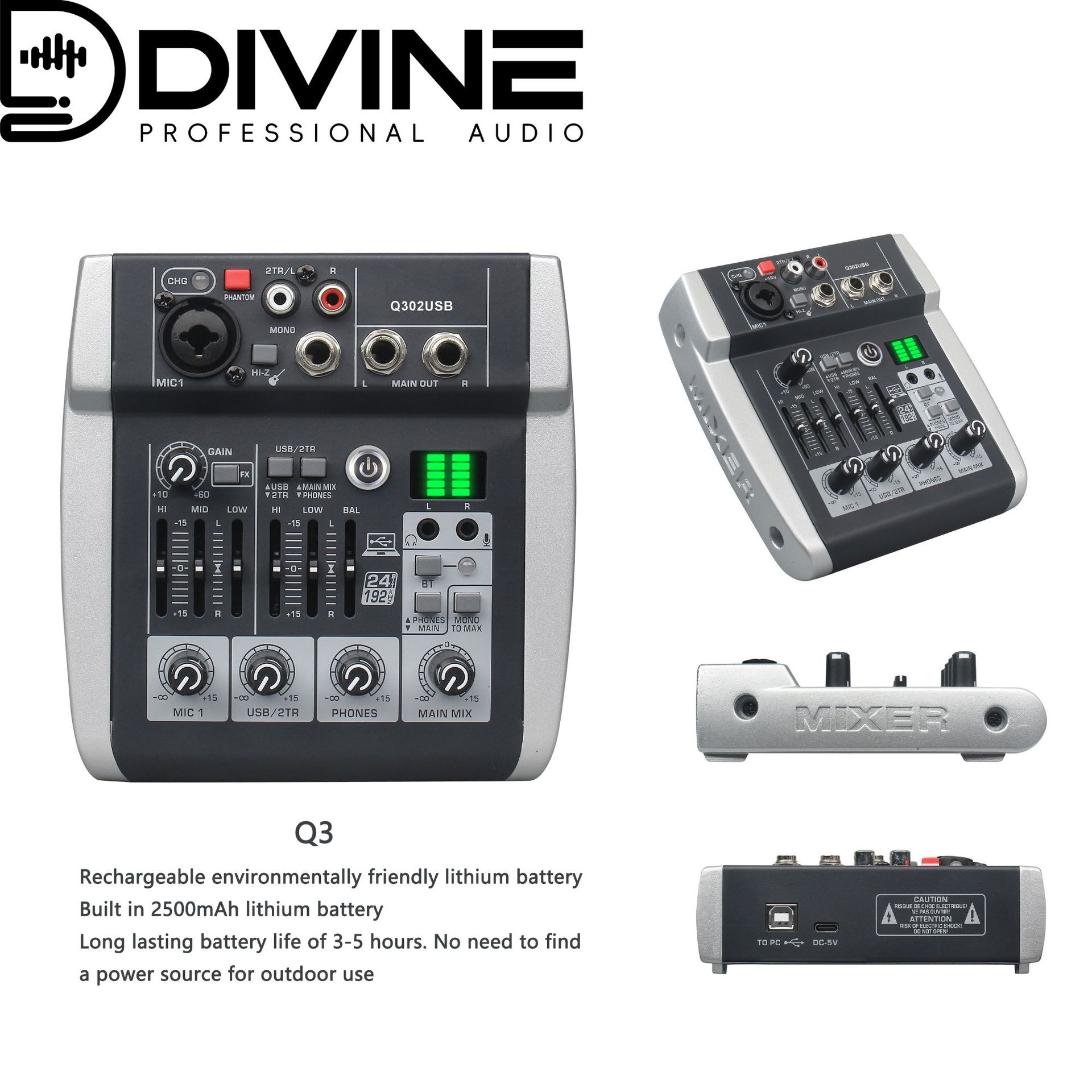 Efectos de reverberación portátil mini multicanal profesionales estudio de grabación en vivo K canción ancla mezclador sintonización doméstica