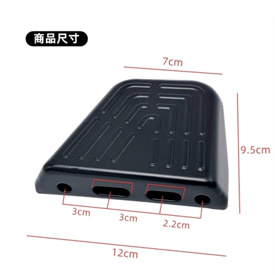 Alloy Rear Pedal Straight up Without: Electric vehicle pedal
