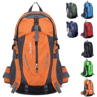 New Outdoor Lightweight Mountaineering Bag 40L Water-repellent Nylon Backpack Men's and Women's Hiking Backpack Riding Bag