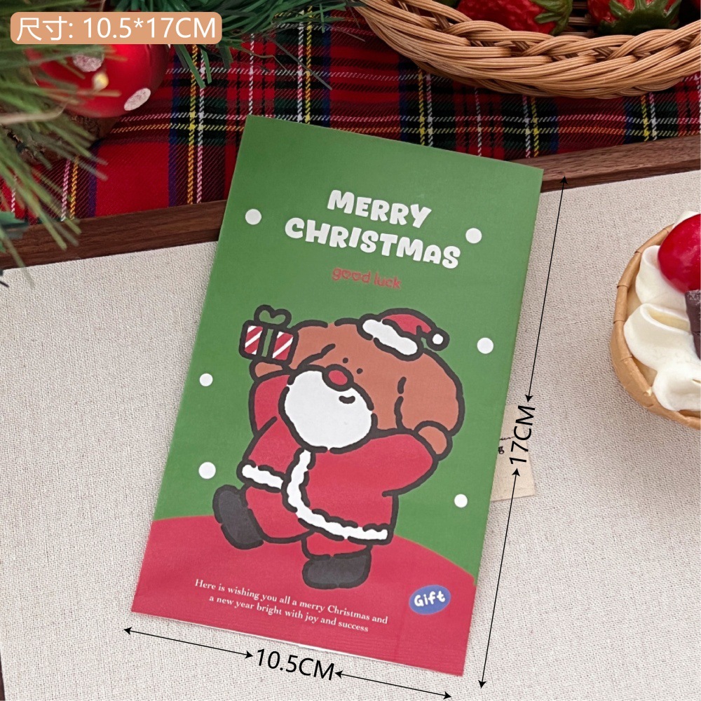 Tengyi original de Navidad bolsa de película de papel de Navidad bolsas de regalo bolsas de bocadillos horneado bolsas de embalaje selladas bolsa de almacenamiento lote