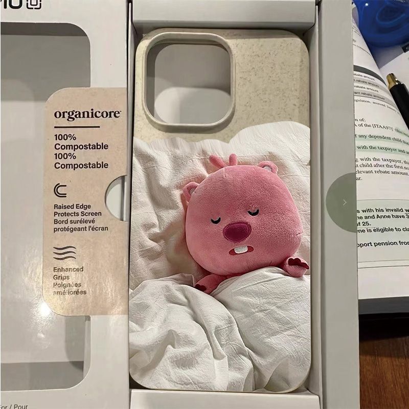 iPhone16promax Apple 15 Mobile Phone Case Wheat Shell Sleeping Beaver 13 Cute 12 Silicone 14 Large Hole xr iPhone16promax Apple 15 Mobile Phone Case Wheat Shell Sleeping Beaver 13 Cute 12 Silicone 14 Large Hole xr