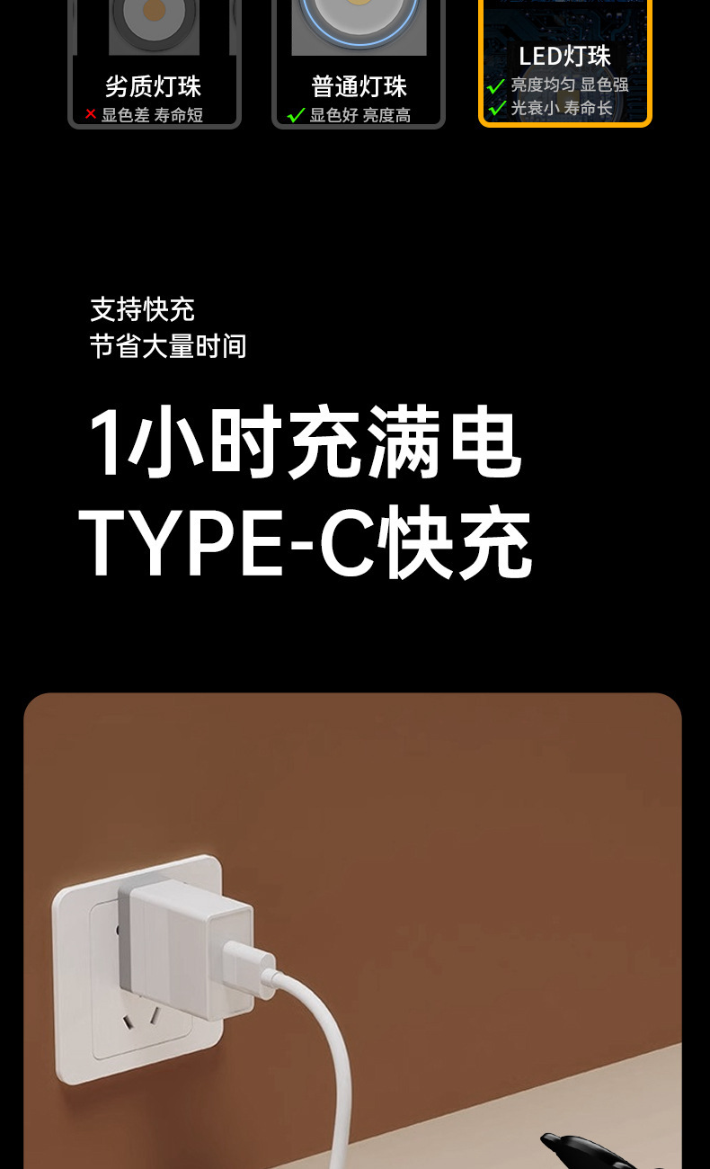RGB Colorful Selfie Fill Light Beauty Skin Care Clip Fill Light Three Color Temperature Live Streaming Photography Pocket Light