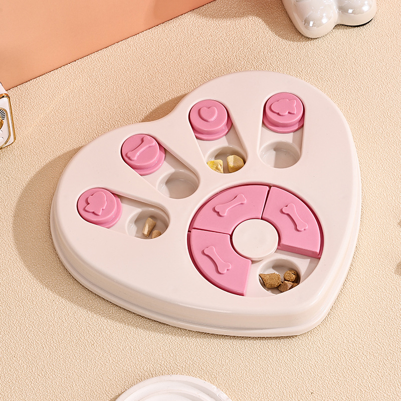 Amazon nuevo juego de puzzle para perros alimentador anti-asfixia entrenamiento tazón de comida lenta tazón para perros tazón para perros artículos de mascotas