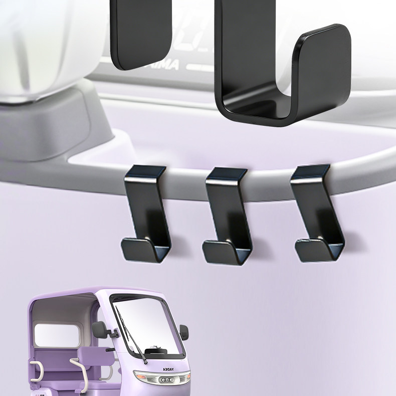 Electric Vehicle Basket Hook Suitable for Yadea Cl Series Stainless Steel Hooks, Tricycle Basket Storage Hook