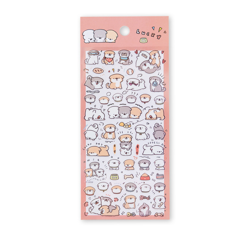 かわいい動物の手の漫画のシールの小脳の斧のパンダの猫の犬の子供の手の装飾の携帯電話のアルバムは貼ります|undefined