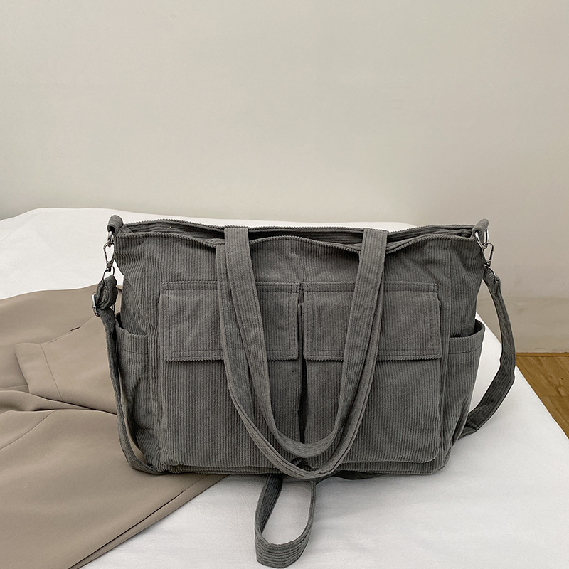 2025 nueva gran capacidad de terciopelo especial nicho universal bolso de hombro casual estilo coreano de viaje bolso de mano