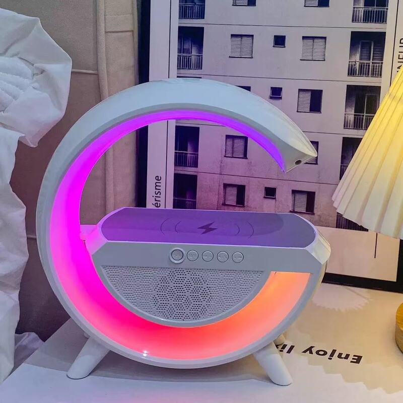 Bluetooth Speaker Bt3401 Cross-Border Hot-Selling Wireless Charging Bt2301 Ambient Light Clock Alarm Clock G63 Student Gift Bluetooth Speaker Bt3401 Cross-Border Hot-Selling Wireless Charging Bt2301 Ambient Light Clock Alarm Clock G63 Student Gift