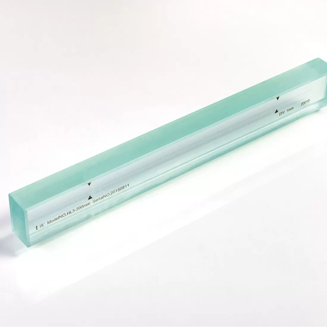 二等玻璃线纹尺 玻璃线纹尺   标准玻璃线纹尺