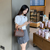 Trend one-shoulder bag with letters, shoulder bag, straps, 2023 collection, Korean style