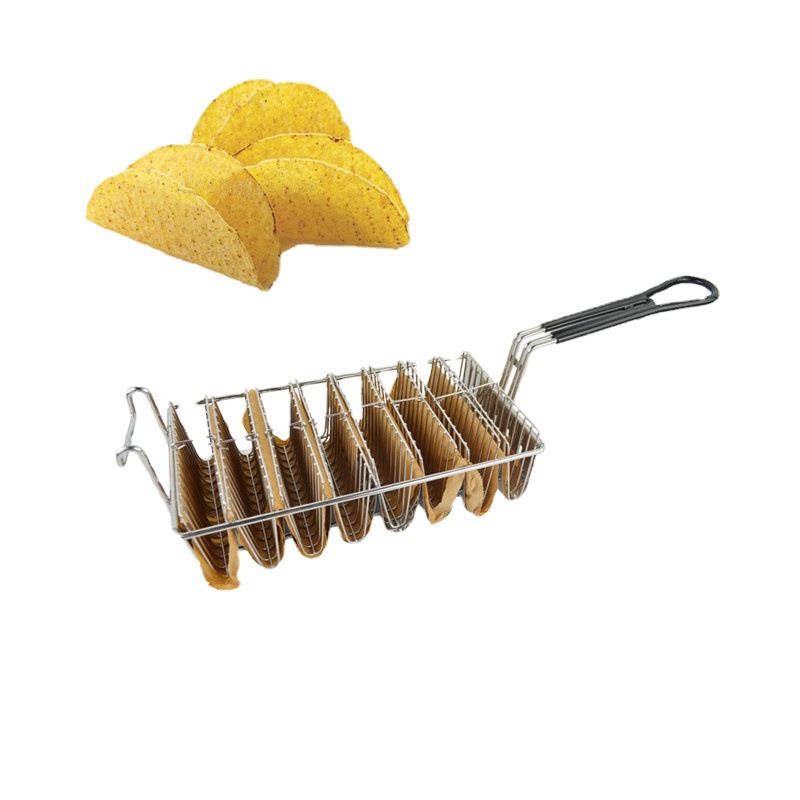 Dos restaurante mexicano herramientas de cocina frito taco cake piel conformación frito cesta taco Tucker titular
