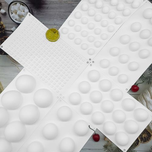 High ball mousse cake silicone mold moon cake sandwich round chocolate dessert ice cream ice ball baking mold