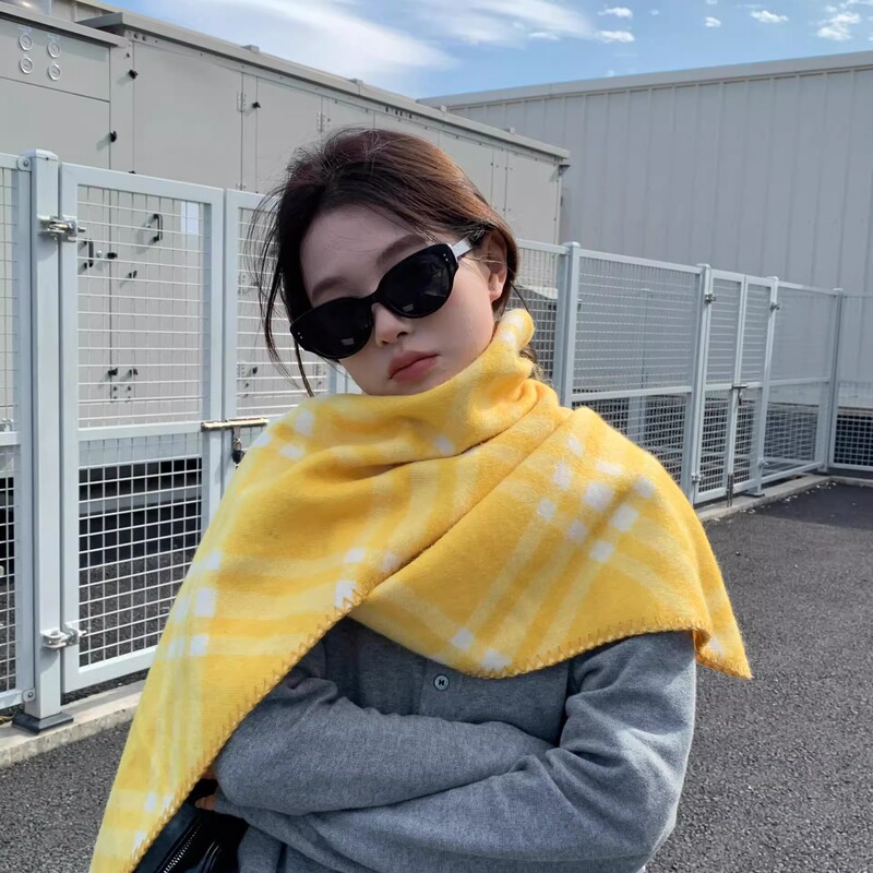 复古黑白格子围巾女2025新款秋冬百搭韩系连帽格纹保暖情侣围脖|undefined