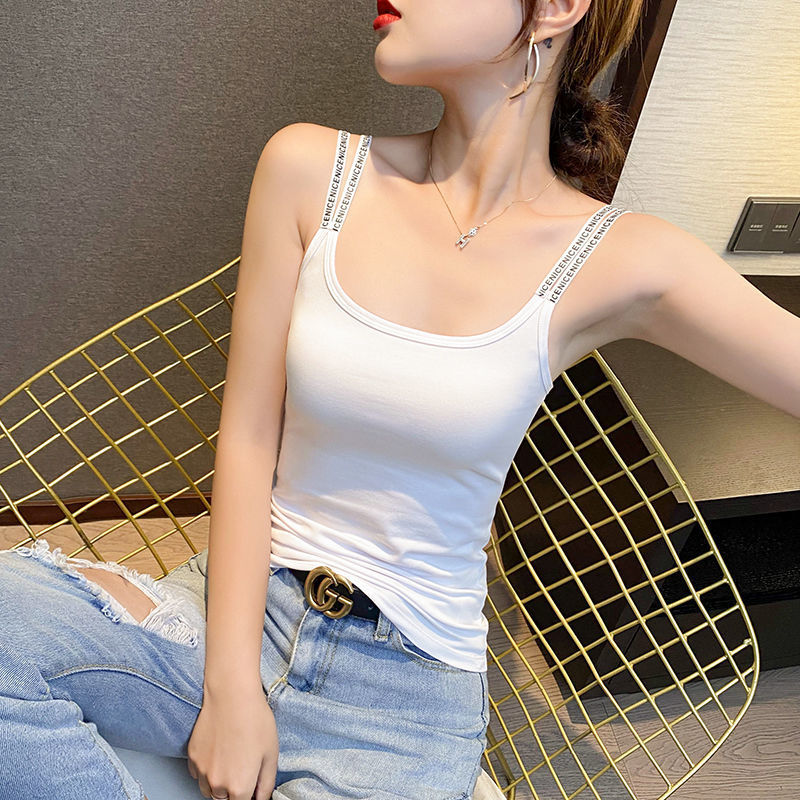 흰색 [문자 더블 씬 슬링]]