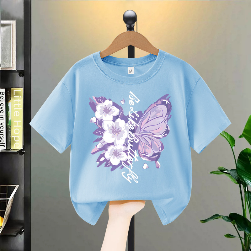 반팔 나비 바다색